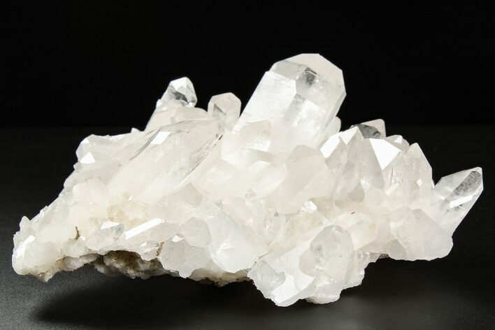 Clear Quartz Crystal Cluster - Brazil #258931